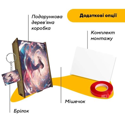 Пазл дерев'яний Аніме Муза, А4, Картонна коробка 100 елементів (1520110)