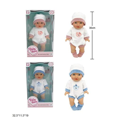 Пупс Yala Baby, YL2430D-A/YL2430D-I, 30 см (в ассортименте) (1520129)