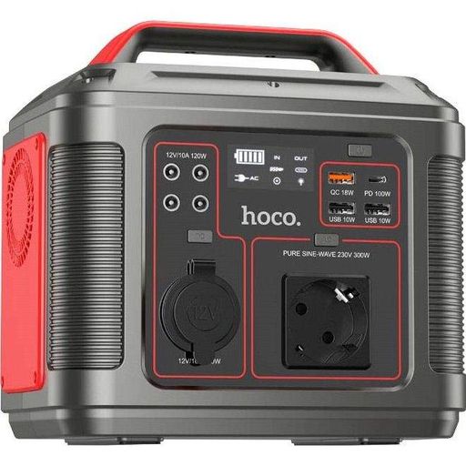 Зарядная станция Hoco DB28 Iron Gray/Red [114444] (1520865)
