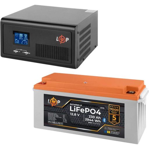 Источник бесперебойного питания ИБП LogicPower B1500 + АКБ LiFePO4 2944Wh (40152) [149755] (1520903)