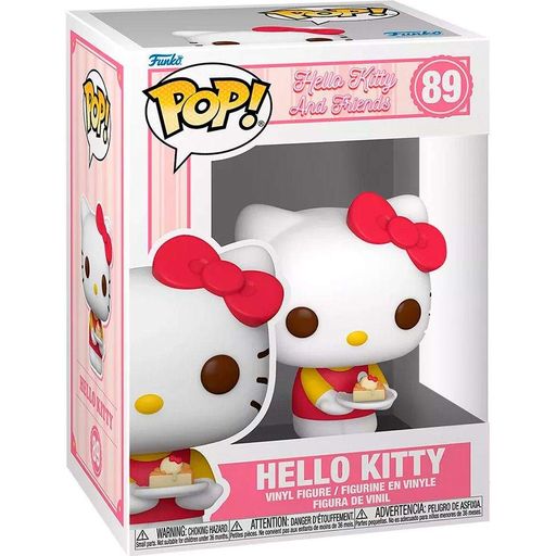 Фігурка Funko Pop! Hello Kitty and Friends: Хеллоу Кітті з десертом 9.6см (80314) [132494] (1520930)