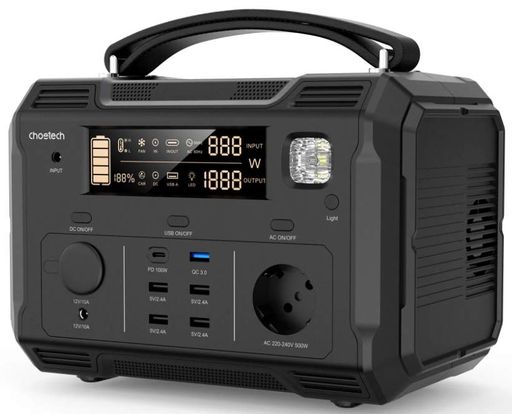 Зарядная станция Choetech BS004 500W [78267] (1521053)
