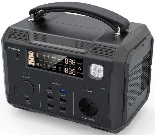 Зарядная станция Choetech BS004 500W [78267] (1521053)