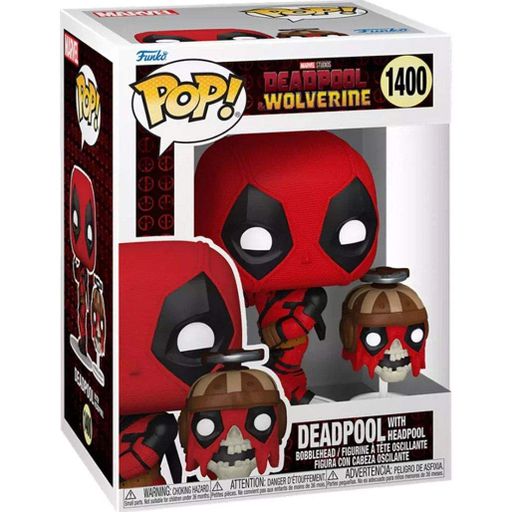 Фигурка Funko Pop! Deadpool and Wolverine: Дэдпул с Хэдпулом (79768) [132487] (1521075)
