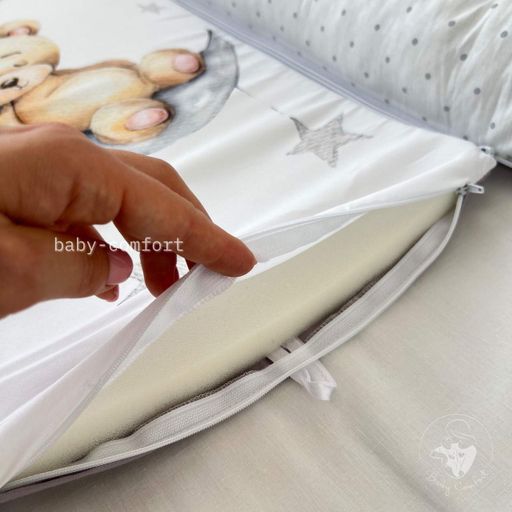 Кокон-позиціонер для новонароджених Baby Comfort Ведмедик на місяці (1521114)