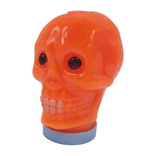 Дитячий антистрес-слайм Череп Skull 80174, 100 мл Помаранчевий (1521445)