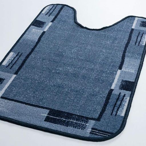 Коврик в туалет Taba 296-1D 57х80 см синий+серый (1521749)