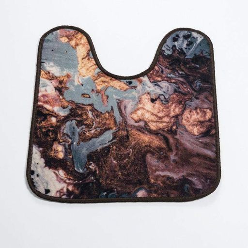Килимок для туалету Print 351-1 57х60 см коричневий (1521759)
