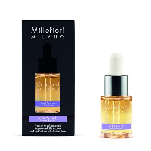 Ароматическое масло для ультрозвуковых диффузоров VIOLET &amp; MUSK Millefiori Milano 15 мл (7FIVM) (1521859)