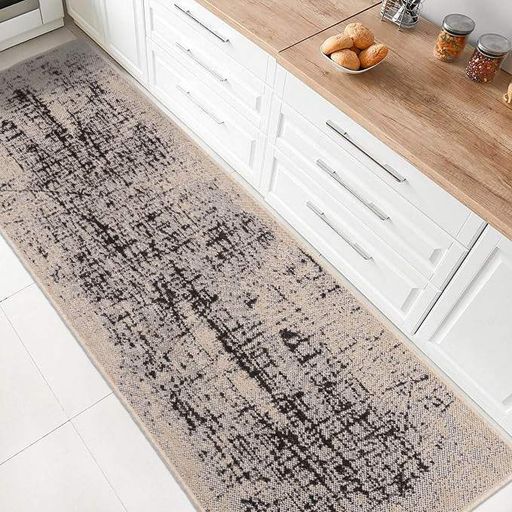 Килимок на кухню на гумовій основі Kitchen 1972619 67х120 см бежевий (1521874)