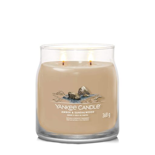 Ароматическая свеча Amber &amp; Sandalwood Medium Yankee Candle (1521893)