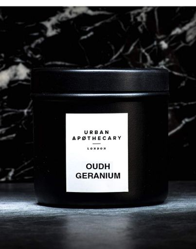 Ароматическая travel свеча из натурального воска Urban apothecary Oudh Geranium 175 г (UALWOGC175) (1521900)