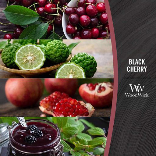 Ароматическая свеча в стекле Woodwick Large Black Cherry 609 г (93100E) (1521929)