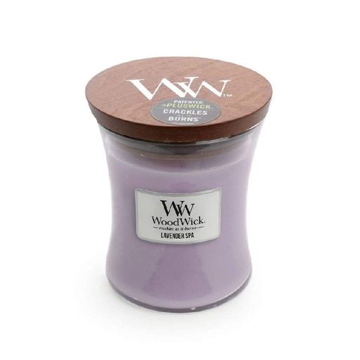 Ароматическая свеча в стекле Woodwick Medium Lavender Spa 275 г (92492E) (1521949)