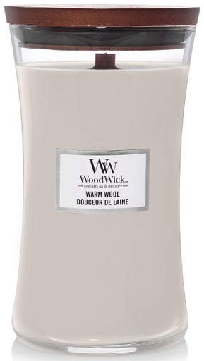 Ароматическая свеча в стекле Woodwick Large Warm Wool 609 г (93052E) (1522053)
