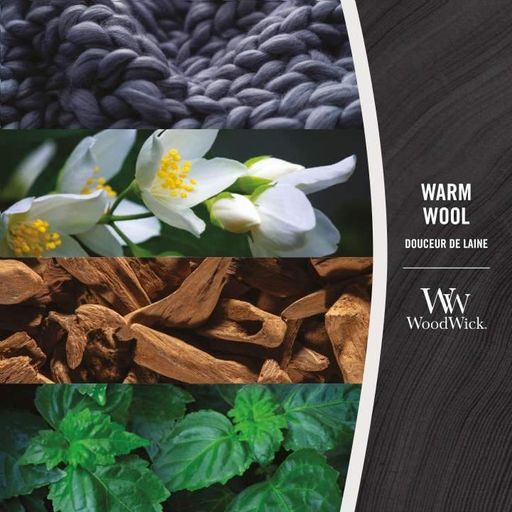 Ароматическая свеча в стекле Woodwick Large Warm Wool 609 г (93052E) (1522053)