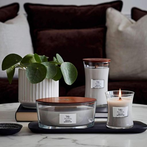 Ароматическая свеча в стекле Woodwick Large Warm Wool 609 г (93052E) (1522053)