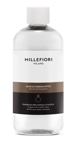 Рефіл для каталітичної лампи Sandalo bergamotto Millefiori Milano 500 мл (1522072)