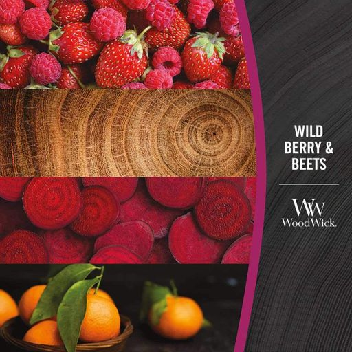 Ароматическая свеча в стекле Woodwick Medium Wild Berry &amp; Beets 275 г (1632270E) (1522087)