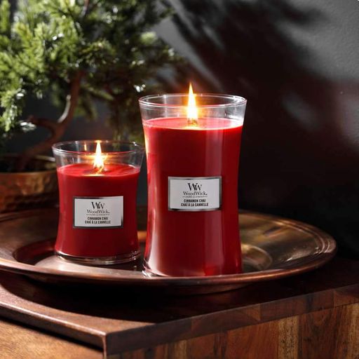 Ароматична свічка в склі Woodwick Large Cinnamon Chai 609 г (93104E) (1522096)