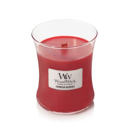 Ароматическая свеча в стекле Woodwick Medium Crimson Berries 275 г (92080E) (1522100)
