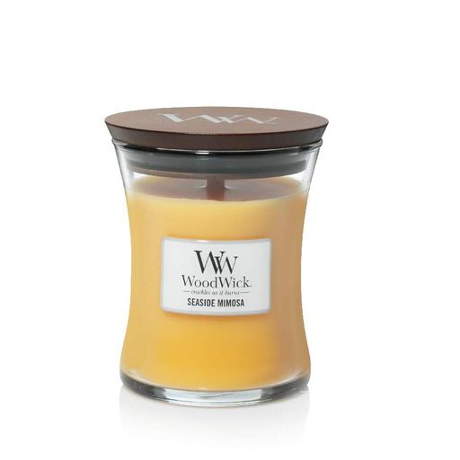 Ароматическая свеча в стекле Woodwick Medium Seaside Mimosa 275 г (92085E) (1522131)
