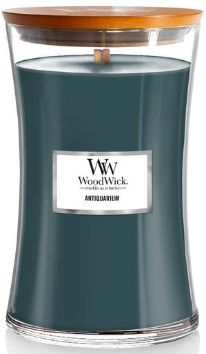 Ароматическая свеча с ароматом белого кардамона и табачных листьев Woodwick Large Antiquarium 609 г (1522243)