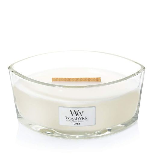 Ароматическая свеча в стекле Woodwick Ellipse Linen 453 г (76135E) (1522268)