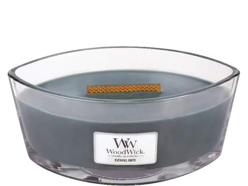 Ароматическая свеча в стекле Woodwick Ellipse Evening Onyx 453 г (76050E) (1522271)