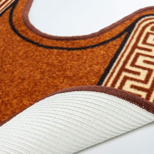Коврик в туалет Taba 224-1 57х60 см теракотовый (1522496)