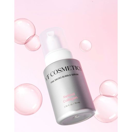 Сироватка для обличчя VT Cosmetics Retinol Collagen Pink Micro Bubble Serum з ретинолом та колагеном, 70 мл