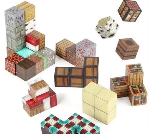 Конструктор No Brand Magnetic Cube Сакура біля озера Ерхай 224 шт Різнокольоровий (2104618682) (1528079)