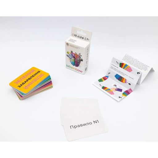 Карткова гра "bRainbow" Fun Games FGS64, 60 карток, українською мовою (1533092)