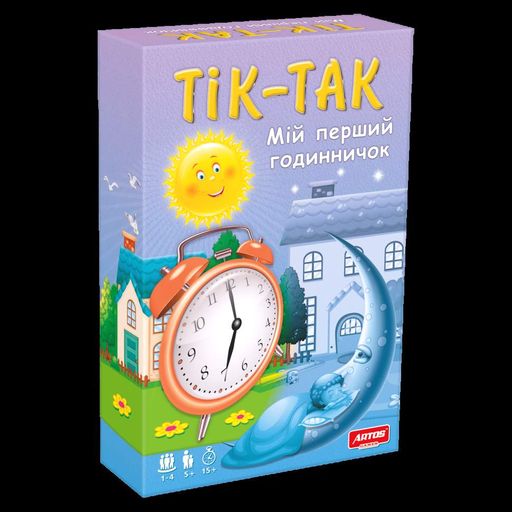 Развивающая игра "Тик-Так" Artos Games 0819, 15 карточек с рисунками (1535530)