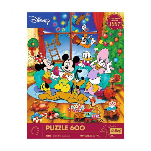 Пазлы Trefl Disney 40th Anniversary Микки Маус и друзья, от 10 лет, 600 элементов (37602)
