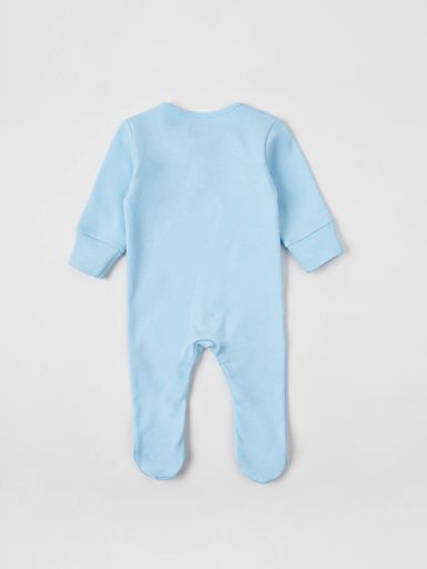 Детский человечек для новорожденных KRAKO Тигрик 1001P17 50–56 см Голубой (2000070000205) (1536953)