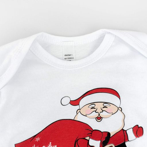 Боди Dexter`s детский с длинным рукавом кулир christmas vibe  74 см (1537504)