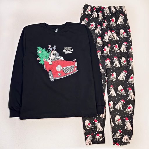 Пижама Dexter`s мужская christmas pug  l (1537726)