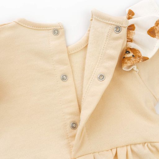 Боди Dexter`s-платье для девочки с крылышками и повязкой с мишкой girl bears  80 см бежевый (1541253)
