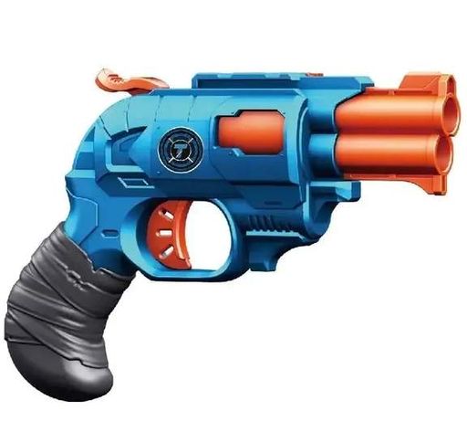 Пистолет ВТ326 Turbo Attack Force с двойным дулом и мягкими патронами 6шт (6953481524326) (1542029)