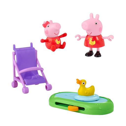 Ігровий набір Peppa Pig Моменти з Пеппою Сестрички на прогулянці, від 3 років, 4 елементи (G0528)