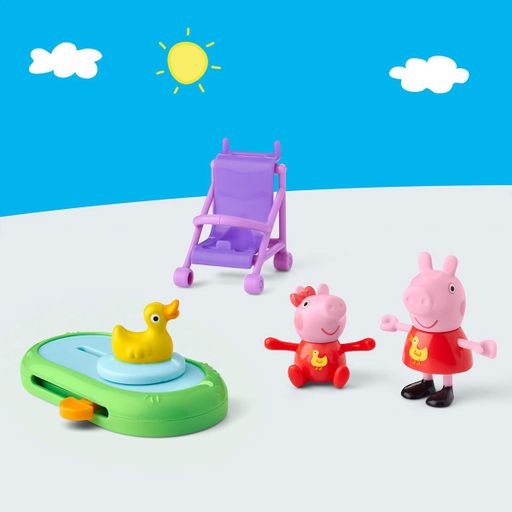 Ігровий набір Peppa Pig Моменти з Пеппою Сестрички на прогулянці, від 3 років, 4 елементи (G0528)