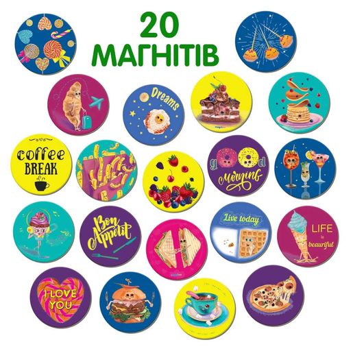 Happy moments Набір магнітів  Magdum ML 4031-53 EN (1545340)