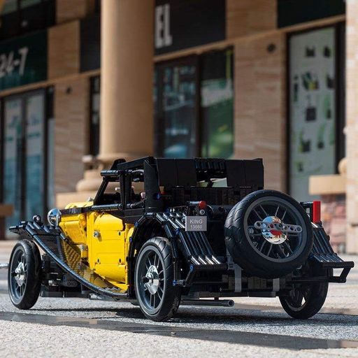 Конструктор винтажный автомобиль Bugatti 50T совместим с LEGO Technic 64×19×23 см (1546068)