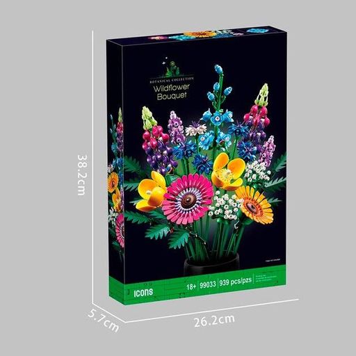 Конструктор BauTech букет цветов 939 деталей (10313F) (1546086)