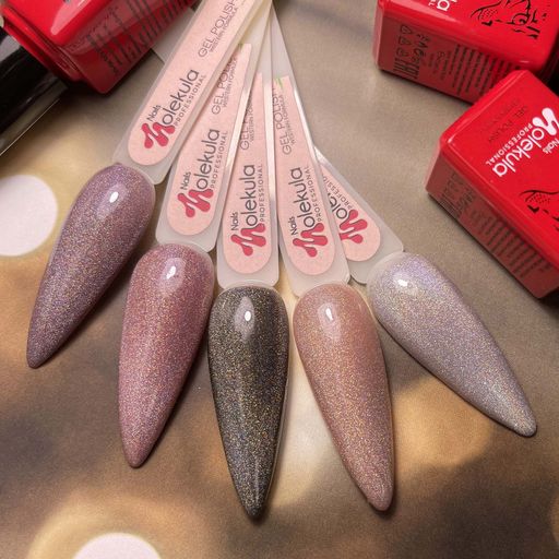 Гель-лак для ногтей Nails Molekula Professional Holographic Cat's Eye Gel Polish, 6 мл