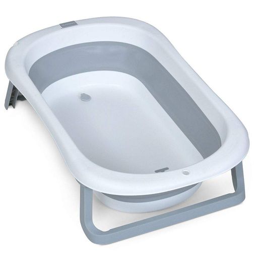 Ванночка дитяча El Camino PLUS Gray складана з термометром Сіра (ME 1151) (1546747)