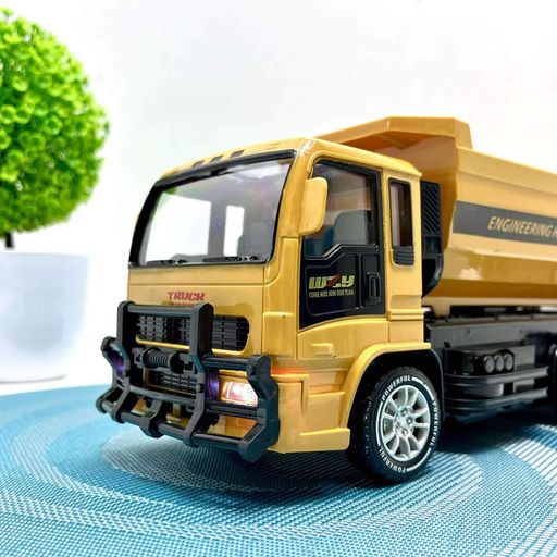 Машина самоскид на радіокеруванні світло фар 30 см Жовтий (690-A2) (1547331)