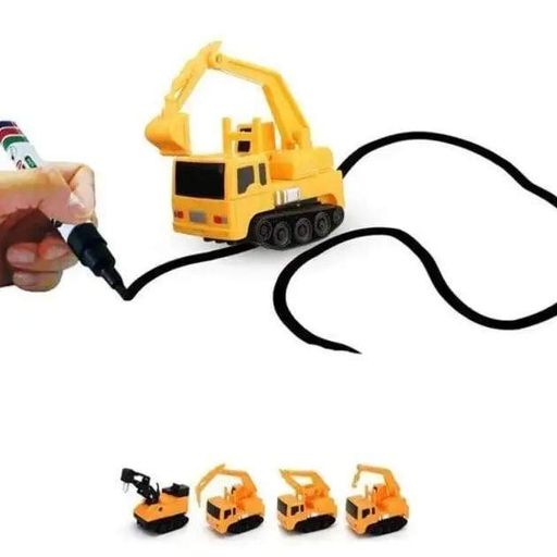 Індуктивна іграшка машинка StreetGo Inductive Truck Жовтий (2104618505) (1550141)