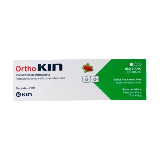 Зубна паста Kin Ortho Strawberry Mint Toothpaste Полунична м'ята, 75 мл
